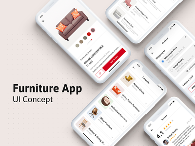 Fu(Furniture mobile UI concept)