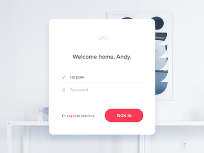 注册/登录小部件(Sign Up / Log In Widget)