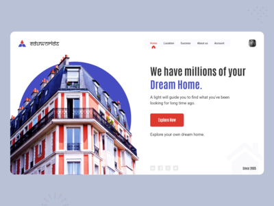 梦想之家登陆页面(Dream Home Landing Page)