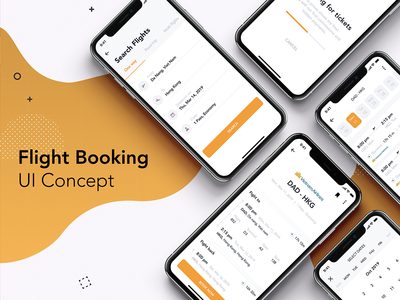 航班预订 UI 概念(5 Flight Booking  UI Concept)