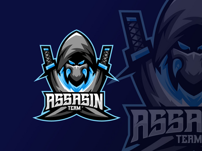 刺客团队吉祥物标志(Assasin Team Mascot Logo)