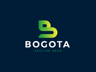 现代字母 B 标志模板(Modern Letter B Logo Template)