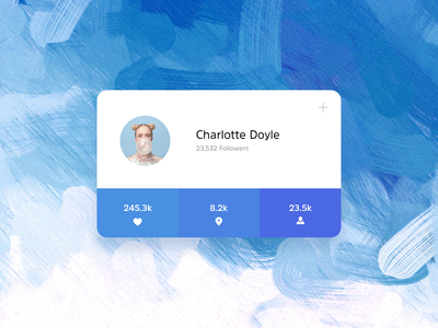 个人资料关注小部件(Profile Follow Widget)