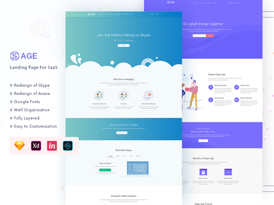 重新设计 Skype 和 Asana(ReDesign of Skype & Asana)