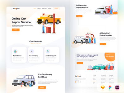 汽车维修网站(Car Repairer website)