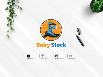婴儿股票标志(Baby Stock Logo)
