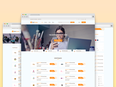 飞镖优惠券 - PSD模板(Dart Coupon – PSD Template)