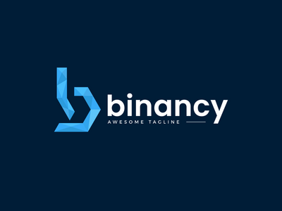 字母 B 聚徽标模板(Letter B Poly Logo Template)