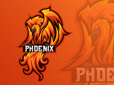 凤凰吉祥物标志(Phoenix Mascot Logo)