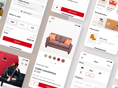 家具概念应用程序模板(Furniture conceptual App template)