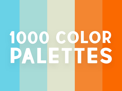 1000 种调色板(1000 Color Palettes)