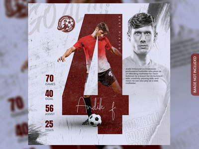 足球和足球比赛日程俱乐部广场社交媒体横幅(Soccer and football match schedule club square social media banner)