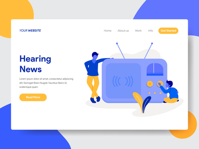 从广播插图中听到新闻(Hearing News from Radio Illustration)