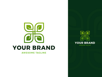 自然标志设计模板(Nature Logo Design Template)