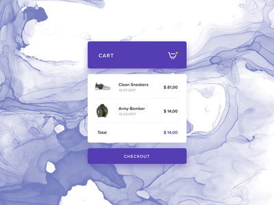 电子商务 - 购物车预览小工具(eCommerce - Cart Preview Widget)