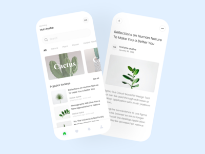 博客 UI 移动概念(Blog UI Mobile concept)