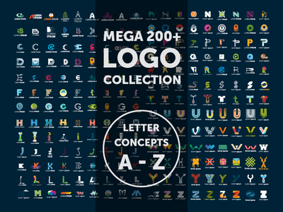 Mega 200+ Logo Collection LATTER CONCEPT A-Z(Mega 200+ Logo Collection LATTER CONCEPT A-Z)
