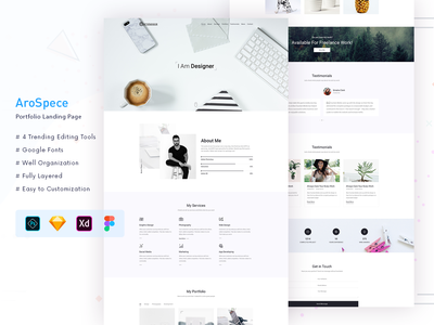 投资组合登陆页面(Portfolio Landing Page)