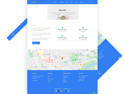 电子商务关于页面html模板(E-commerce About page html template)