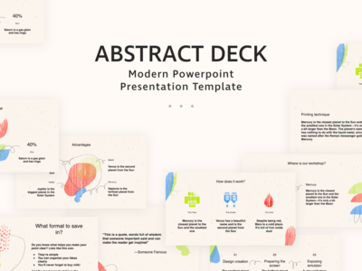 抽象的PowerPoint演示模板(Abstract PowerPoint Presentation Template)