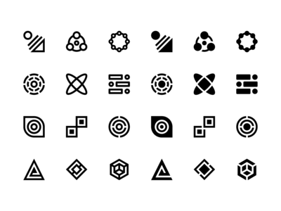 34 个抽象图标(34 Abstract Icons)