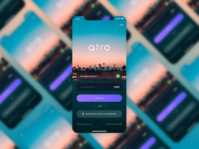 帐户登录屏幕(Account Login Screen)