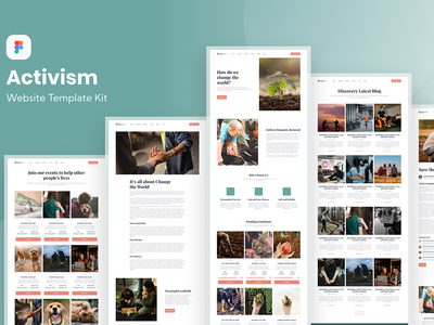激进主义网站模板(Activism Website Template)