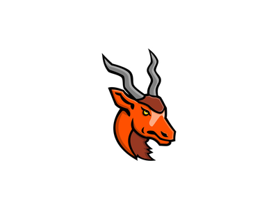 阿达克斯头吉祥物(Addax Head Mascot)