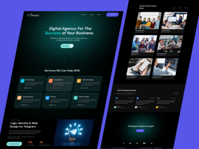 创意机构网站(creative agency website)