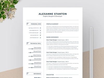 干净的简历(Clean Resume)