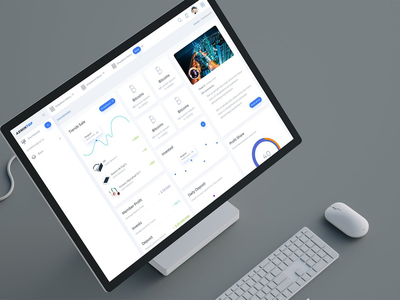 管理仪表板页面草图 Ui 套件(Admin Dashboard Page Sketch Ui Kit)