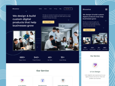 代理网站和响应式(Agency Website & Responsive)