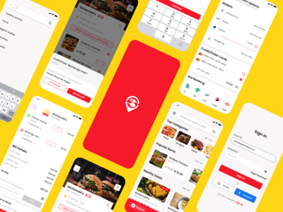 送餐 App UI Kit Vol.3(Food Delivery App Ui Kit Vol.3)