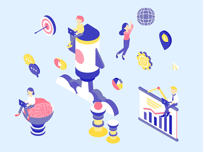 启动概念等距(Startup Concepts Isometric)