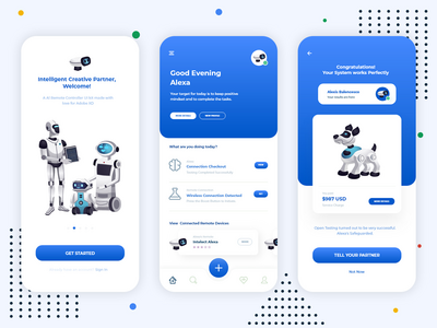 人工智能应用程序设计用户界面(AI App Design UI)