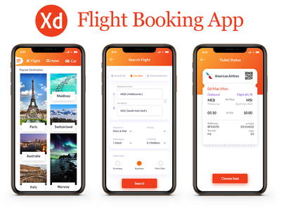 航班预订应用程序(Flight Booking App)