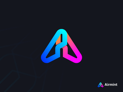 现代科技标志 - 区块链标志 - 加密硬币标志(A Modern Tech Logo - Blockchain Logo - Crypto coin Logo)