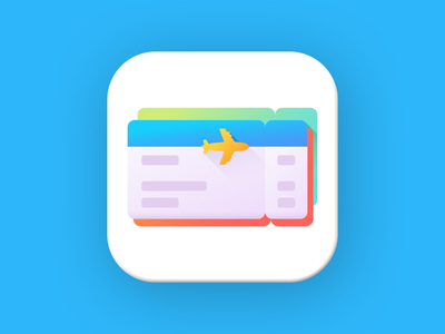 飞机票标志(Airplane Ticket Logo)
