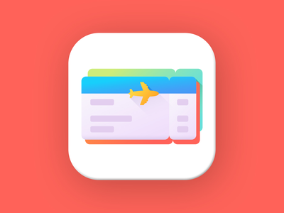 飞机票标志(Airplane Ticket Logo)