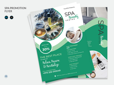 Amara - 水疗美容传单(Amara - Spa Beauty Flyer)