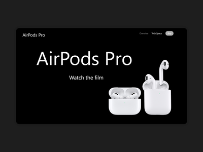AirPods Pro Web 深色(AirPods Pro Web Dark)