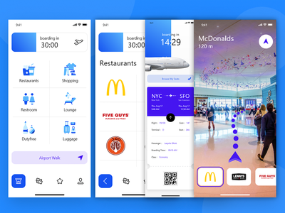 机场应用程序 UI 套件(Airport App UI Kit)