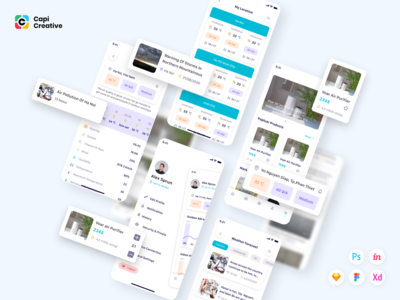 Airquaty - Air Quality App UI Kit (Full) #1(Airquaty - Air Quality App UI Kit (Full) #1)