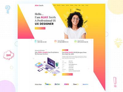 Alax Smith - 个人简历 HTML5 模板(Alax Smith - Personal Resume HTML5 Template)