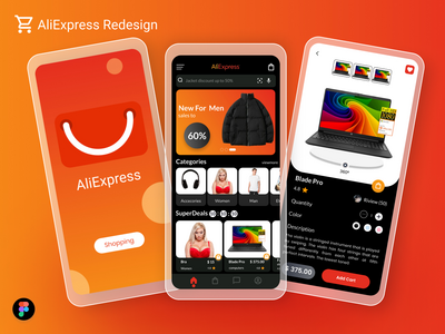 全球速卖通重新设计 ui 套件(AliExpress Redesign  ui kits)
