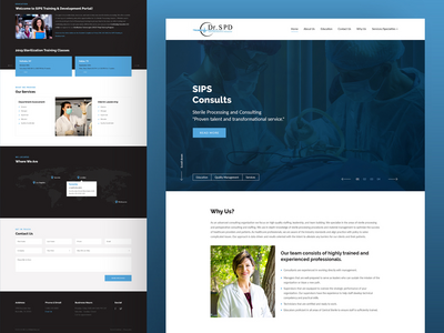 医生顾问 - 创意登陆页面 PSD 网页模板(Doctor Consultant - Creative Landing Page PSD Web Templates)