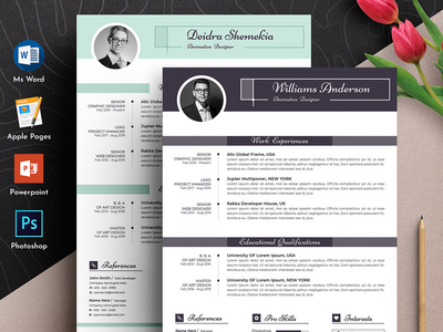 使用 Ms Word 和 Apple Pages 简历简历(Resume Cv With Ms Word & Apple Pages)