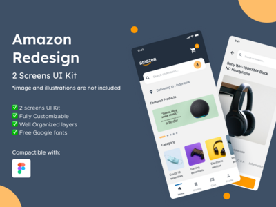 亚马逊移动应用重新设计(Amazon mobile app redesign)