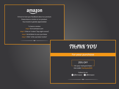 谢谢卡设计(Thank you card design)