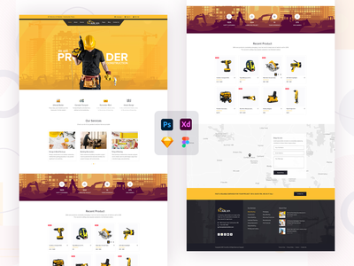 建设登陆页面 - Probuilder(Construction Landing Page - Probuilder)